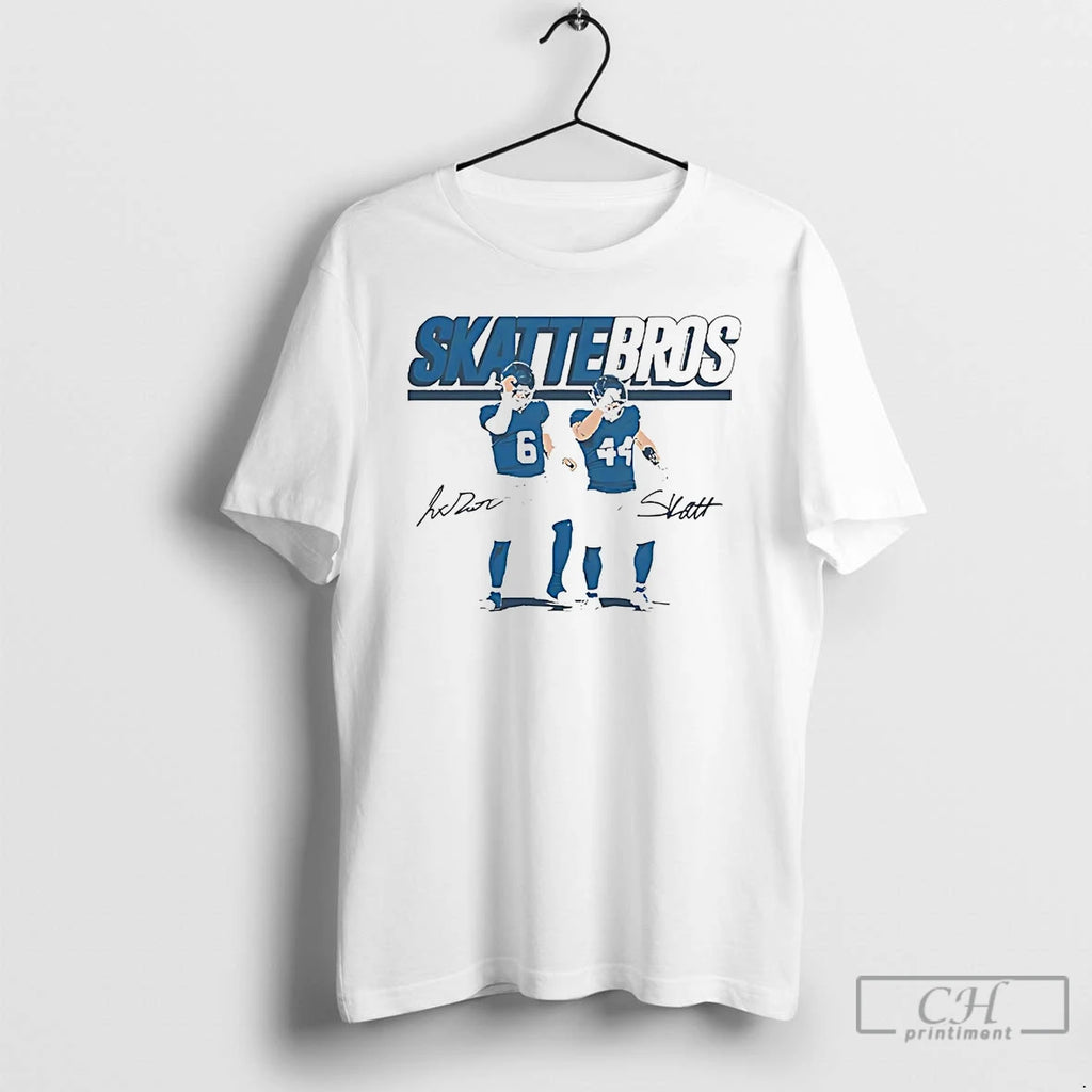 Premium Jaxson Dart And Cam Skattebo Skatterbros Signatures T Shirts