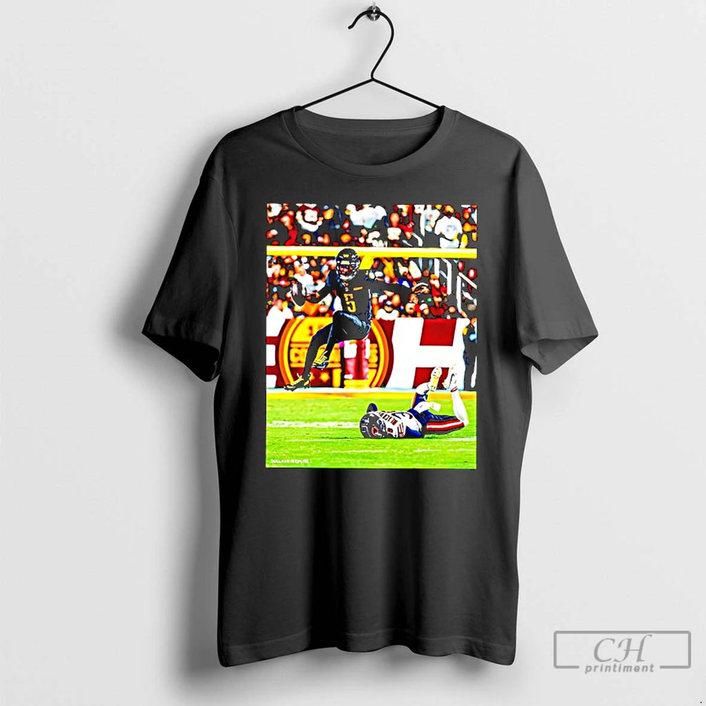 Premium Jayden Daniels Washington Commanders Quarterback T Shirts