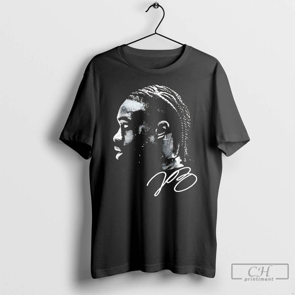 Premium Jaylen Brown Headshot Signature Celtics T Shirts