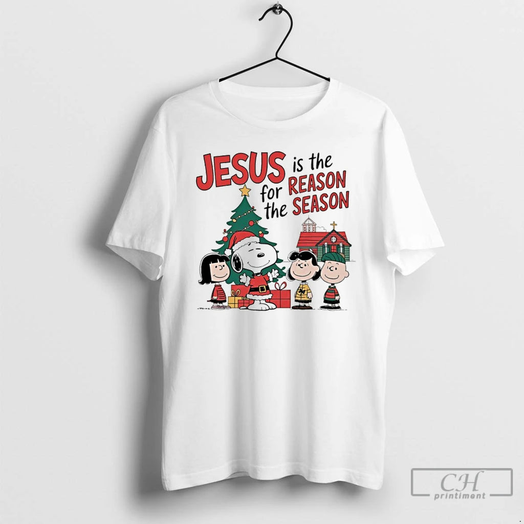 Premium Jesus Is The For Reason The Season Peanuts Christmas T Shirts