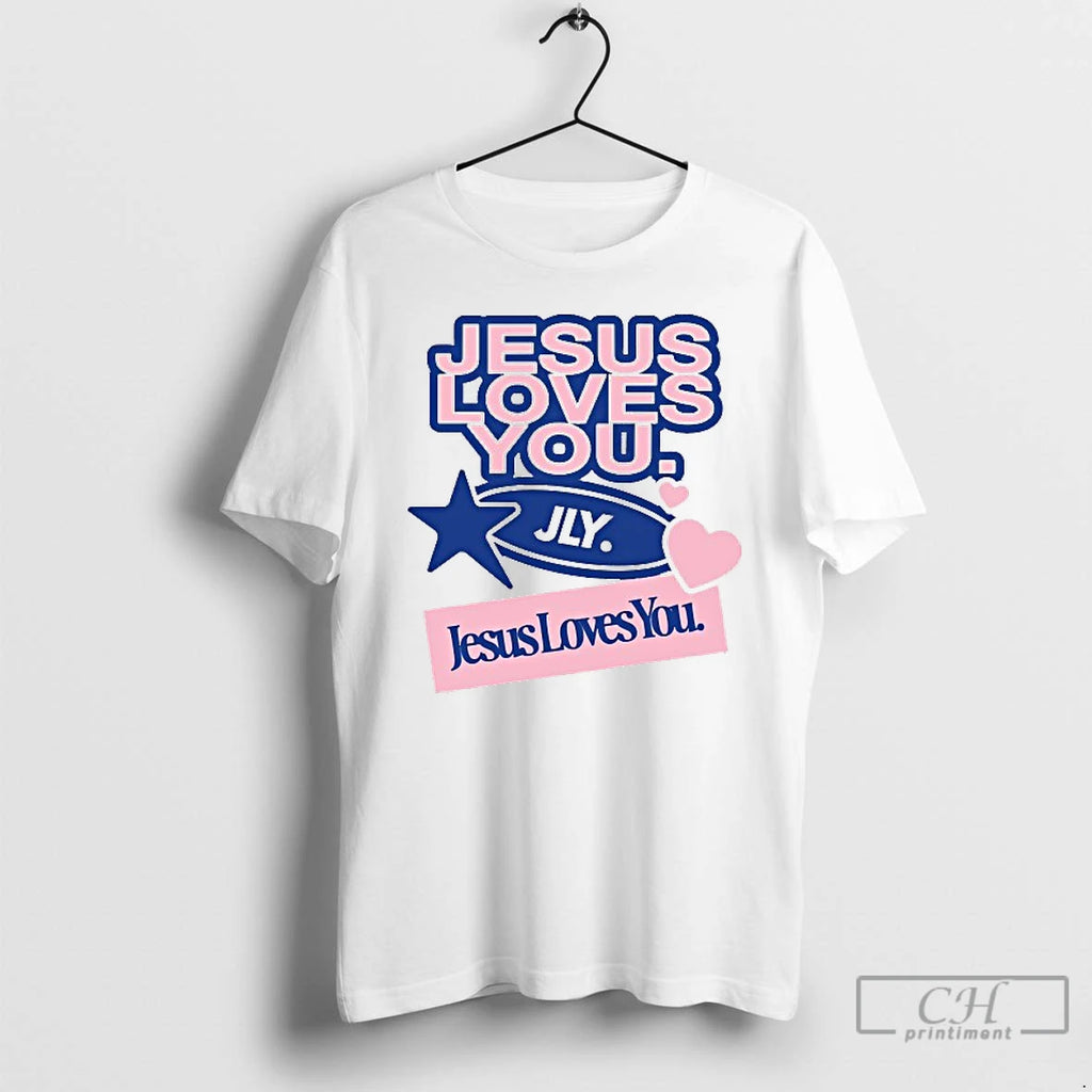 Premium Jesus Loves You Overbranded T Shirts
