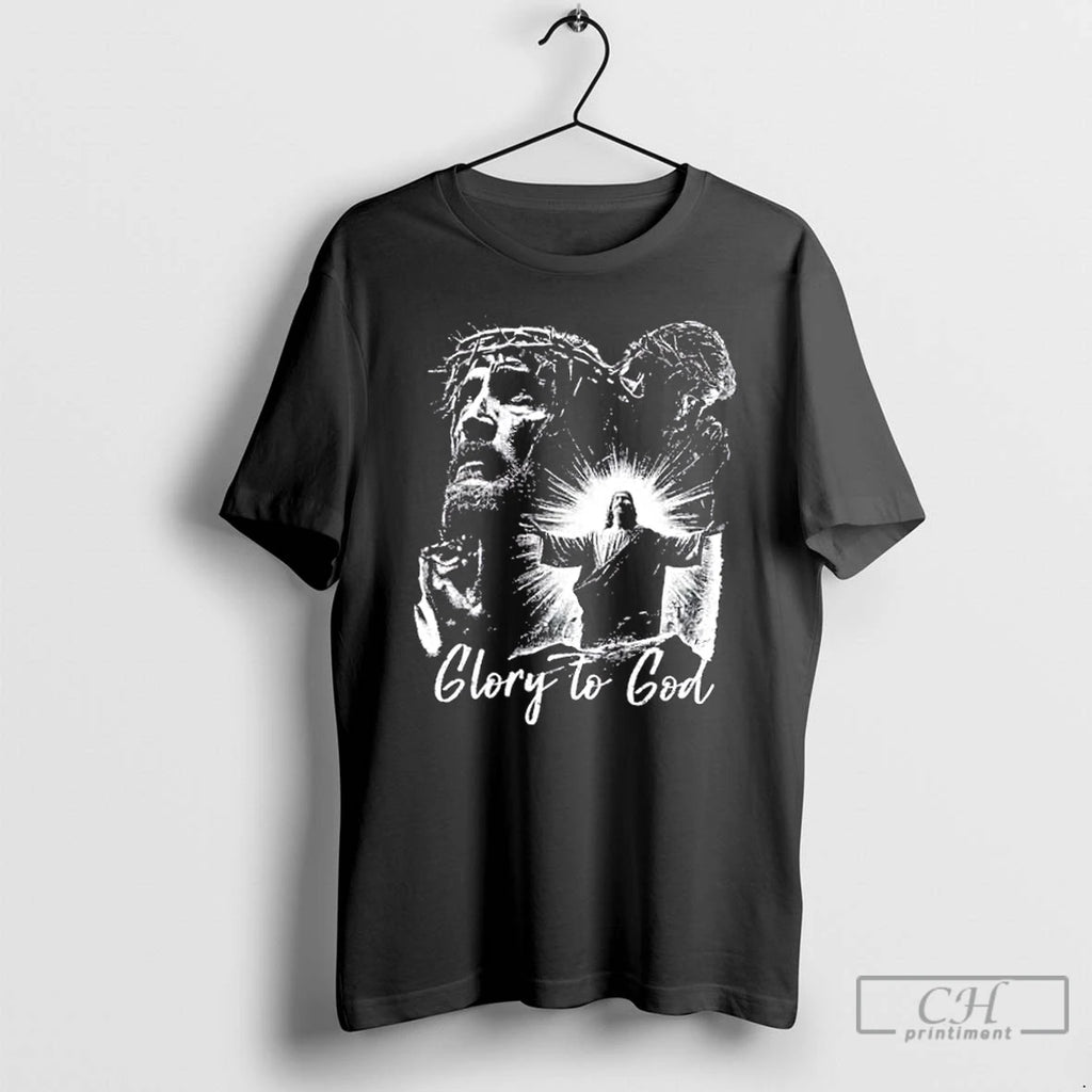 Premium Jesus Glory To God Retro T Shirts