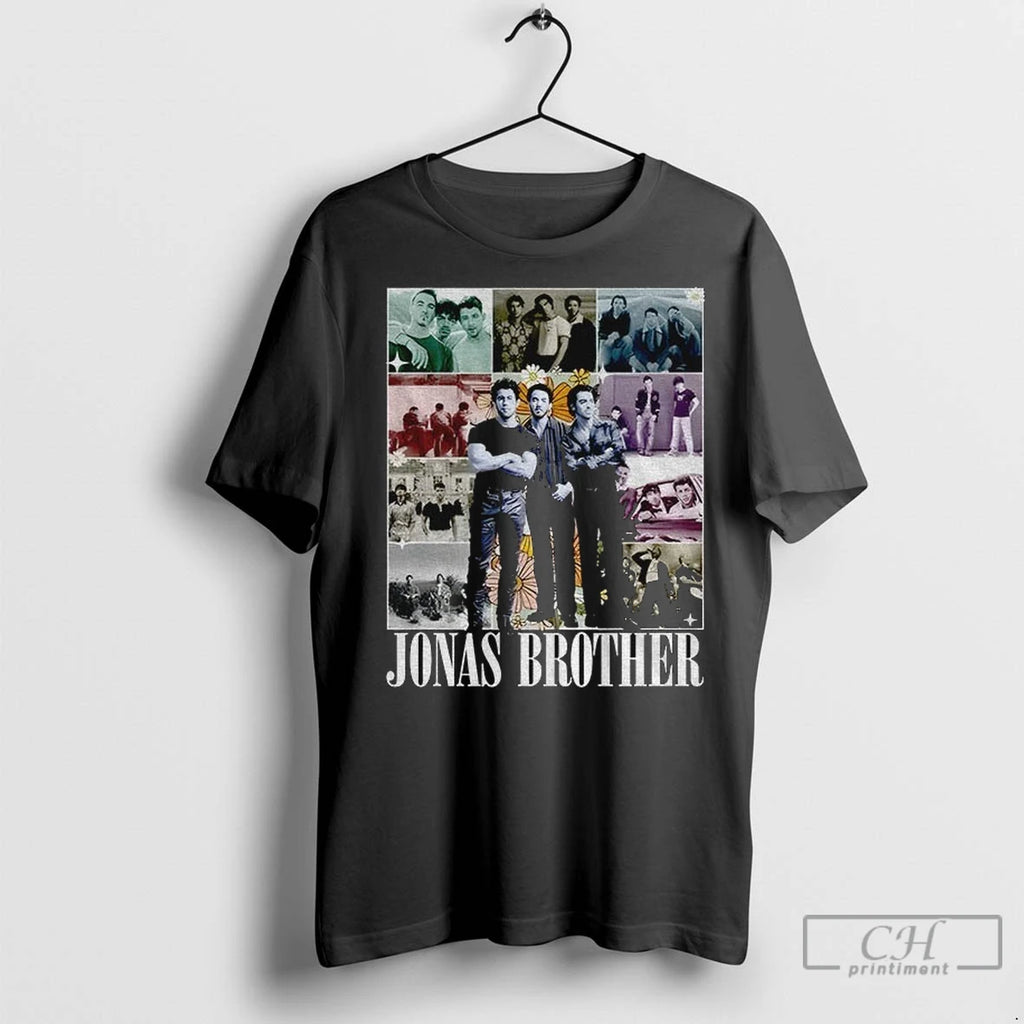 Premium Jonas Brothers Band Collage Graphic Eras Tour
