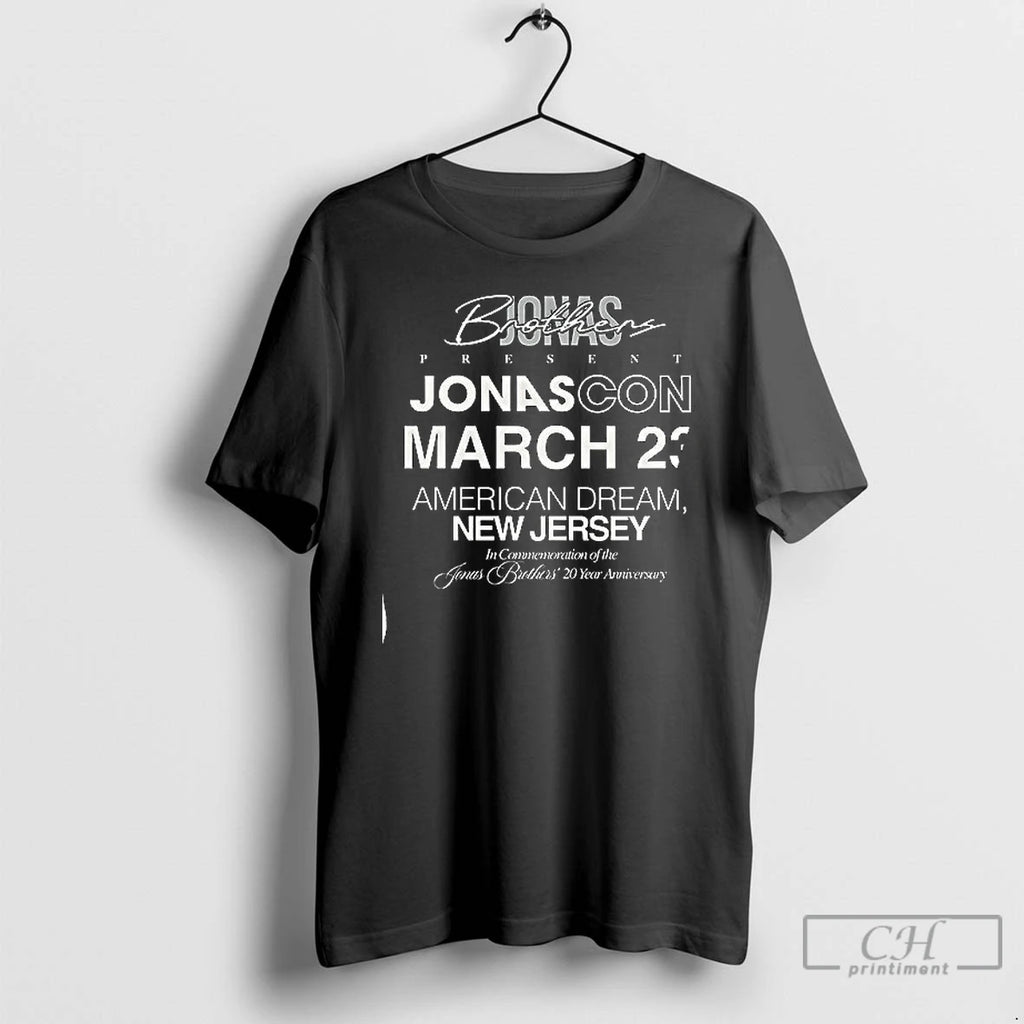 Premium Jonas Brothers Jonascon American Dream 20 Years Anniversary T Shirts