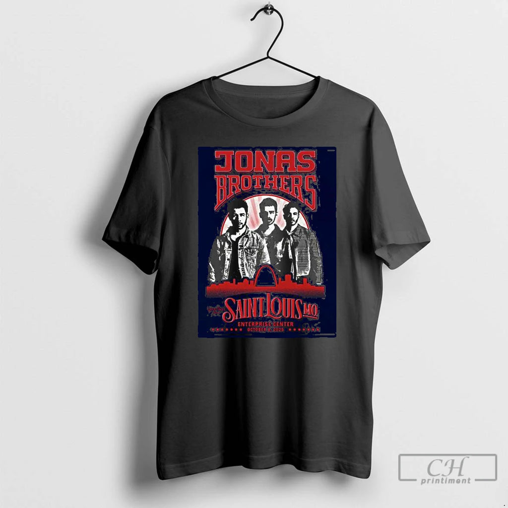 Premium Jonas Brothers October 12 2025 Saint Louis Mo Long Sleve T Shirts