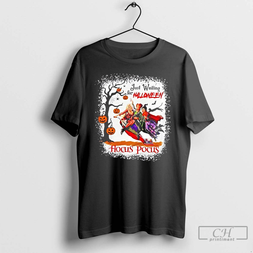 Premium Just Waiting For Halloween Hocus Pocus T Shirts