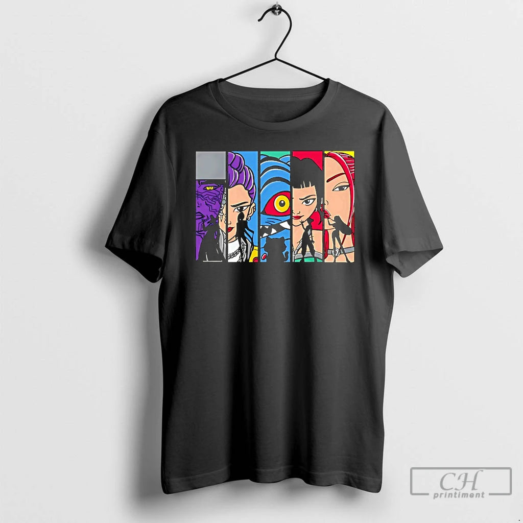 Premium Kpop Demon Hunters Characters T Shirts