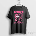 Premium Kansas City Chiefs Heart Logo Im A Survivor Ball T Shirts