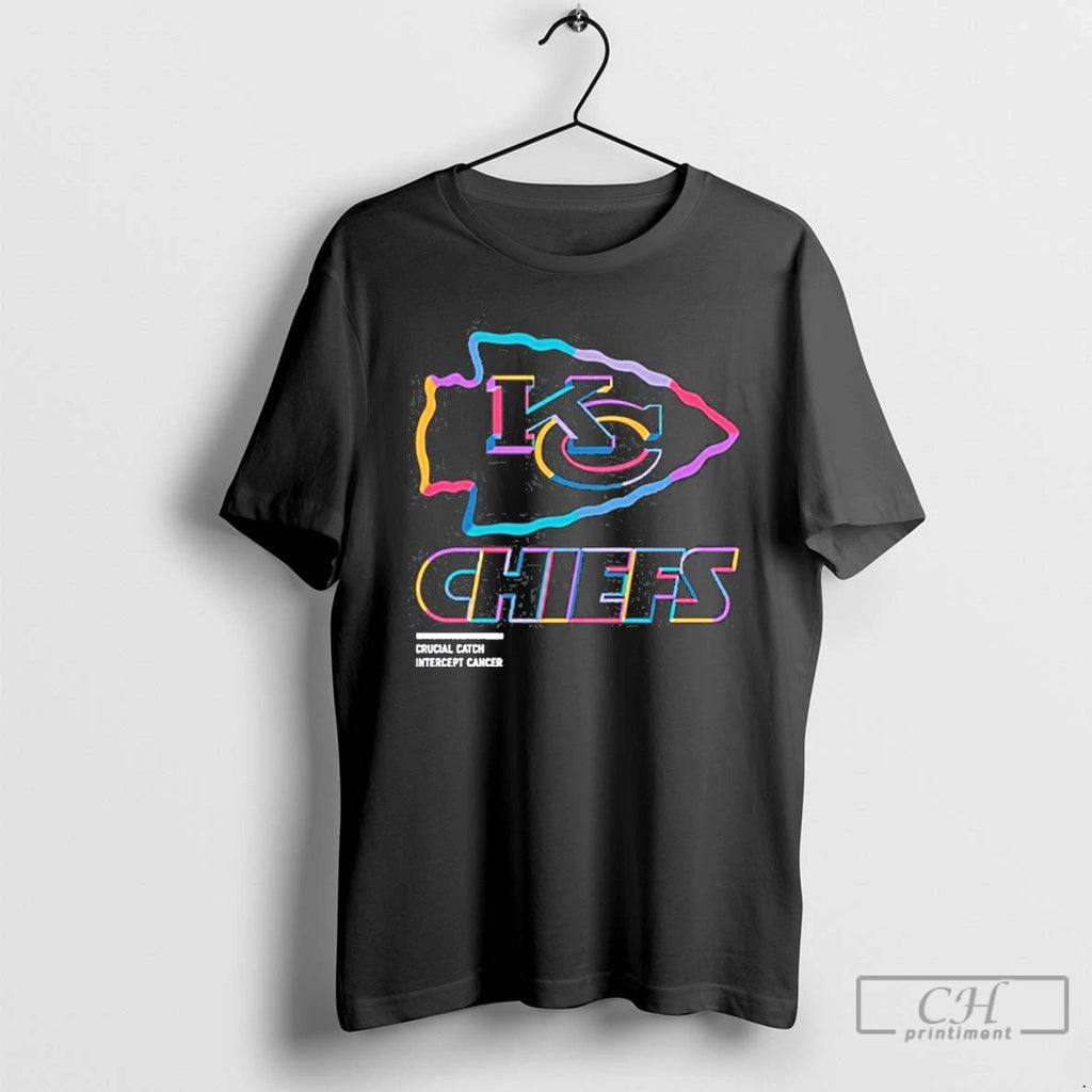 Premium Kansas City Chiefs Logo Crucial Catch Intercept Cancer 2025 T Shirts