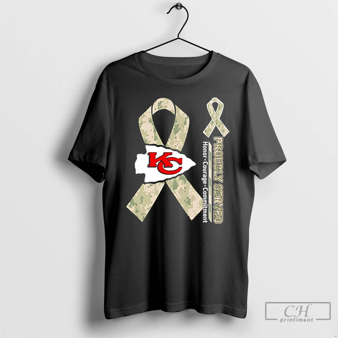 Premium Kansas City Chiefs Proudly Served Honor Courage Commitment