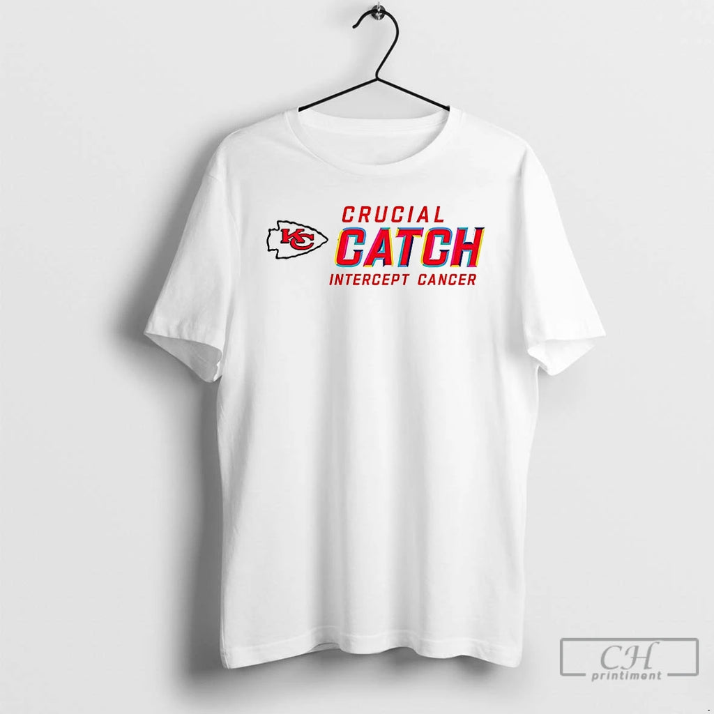 Premium Kansas City Chiefs Crucial Catch Intercept Cancer T Shirts