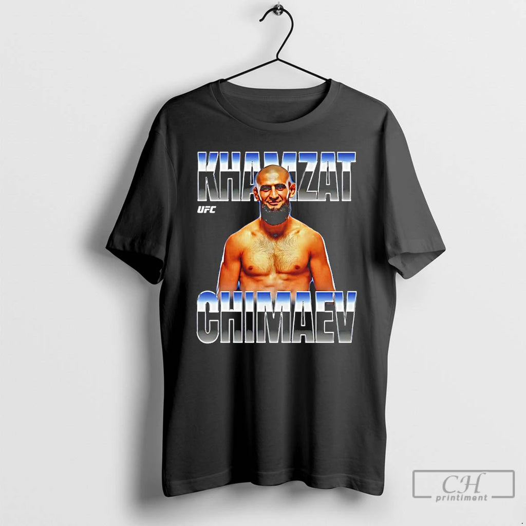 Premium Khamzat Chimaev Ufc Fighter Name Graphic T Shirts