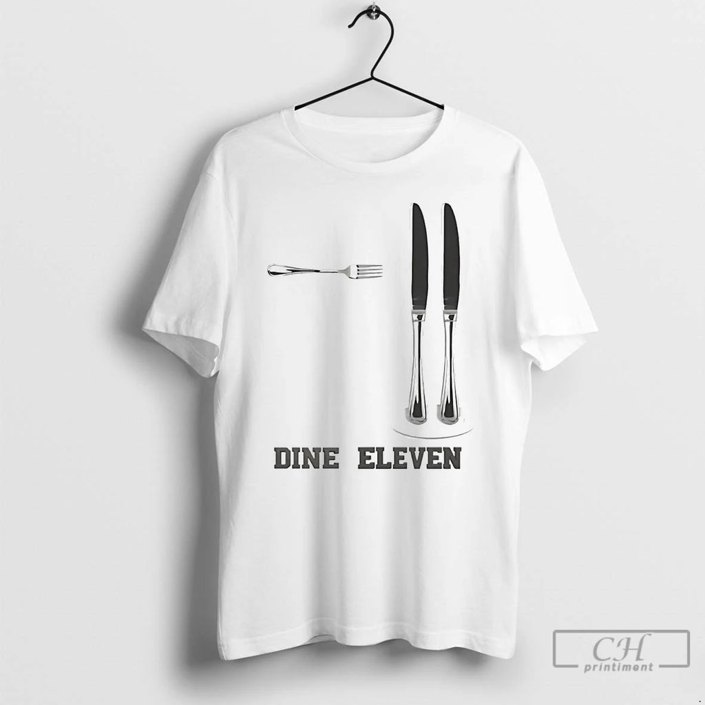 Premium Knives And Forks Dine Eleven T Shirts
