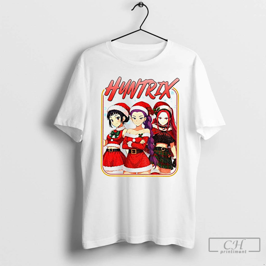 Premium Kpop Demon Hunter Saja Girls Christmas Huntrix 2025 T Shirts