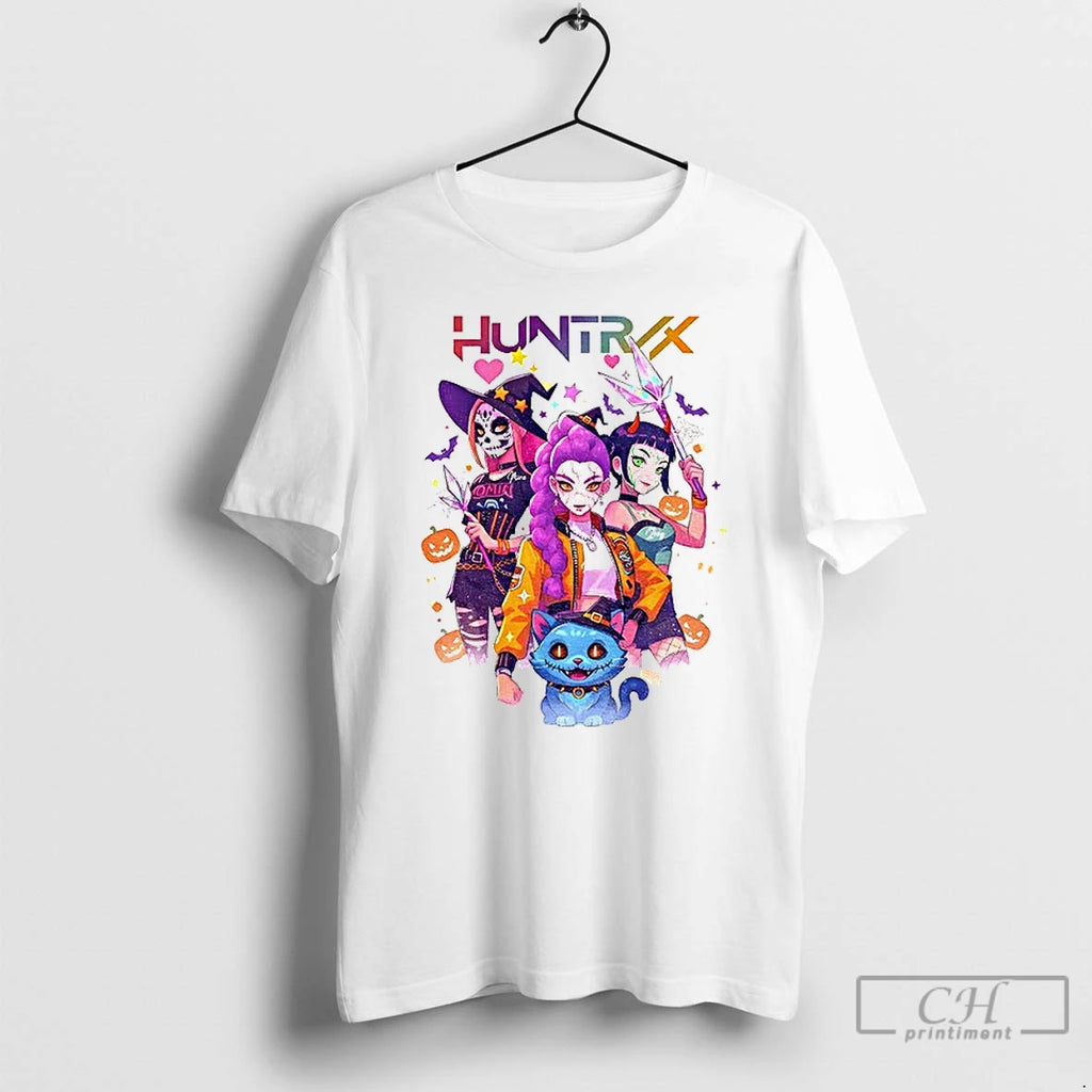 Premium Kpop Demon Hunters Derpy Tiger Kpop Huntrix Halloween 2025 T Shirts