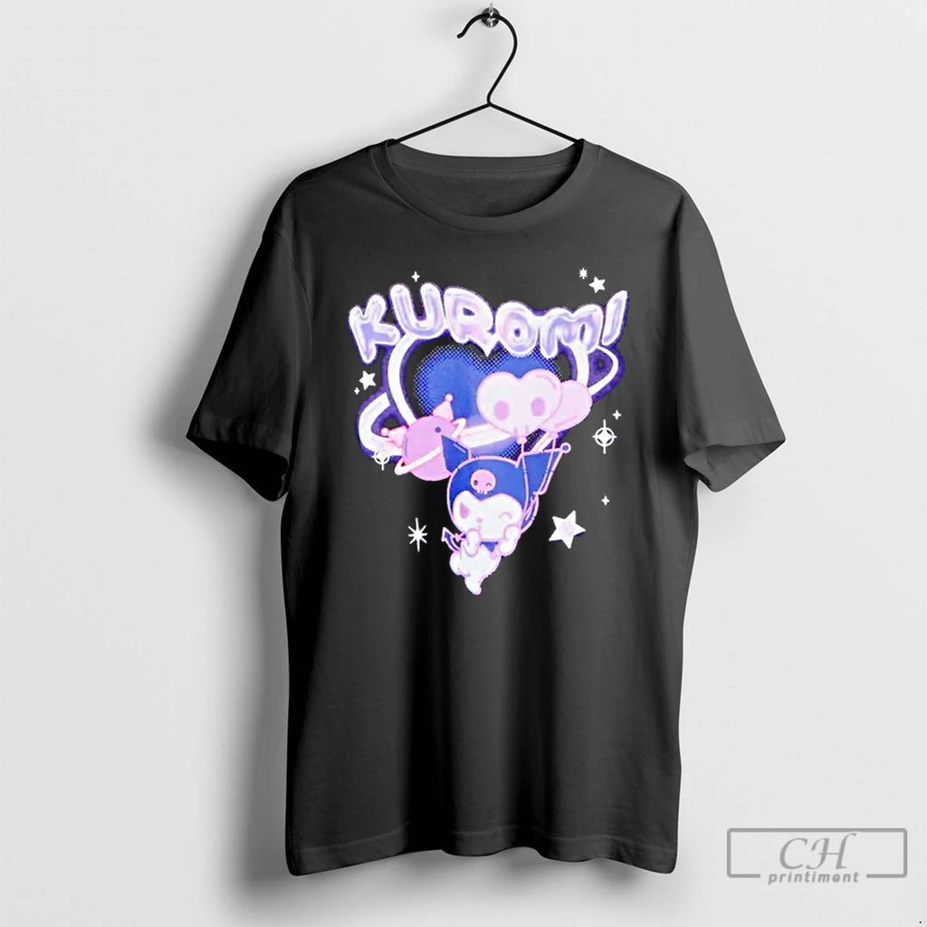 Premium Kuromi Planet Balloons T Shirts