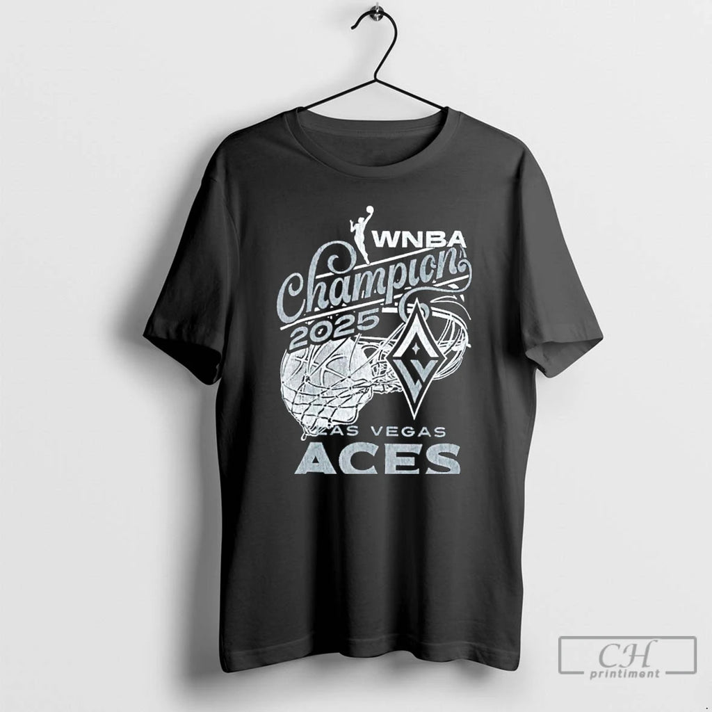 Premium Las Vegas Aces 2025 Wnba Champions Retro T Shirts