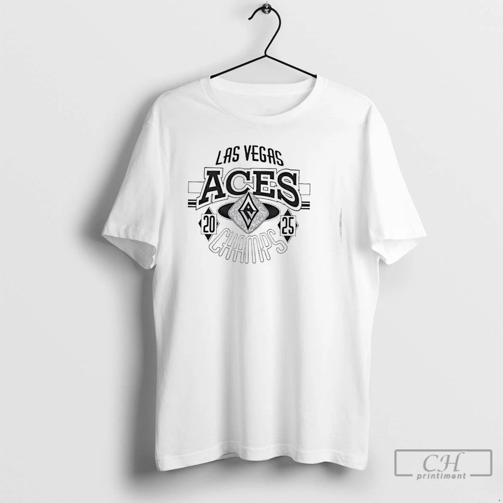 Premium Las Vegas Aces 2025 Wnba Champs Retro T Shirts