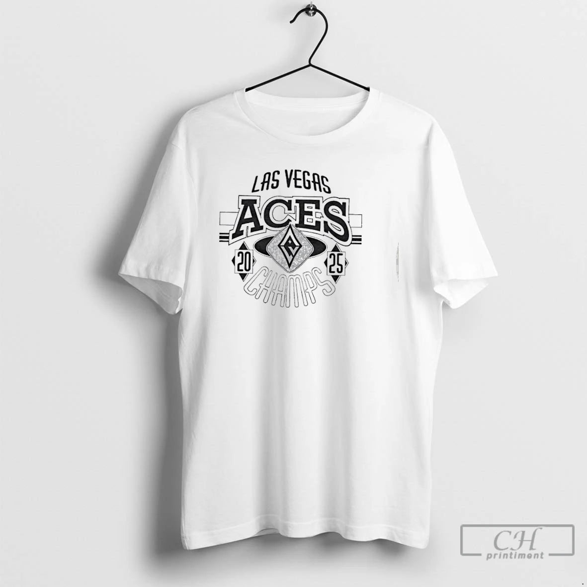 Premium Las Vegas Aces 2025 Wnba Champs Retro T Shirts
