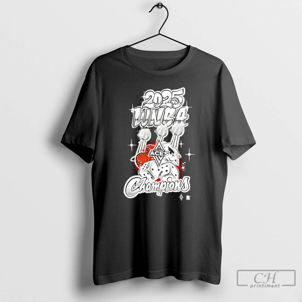 Premium Las Vegas Aces 2025 Wnba Finals Champions Graffiti Art T Shirts