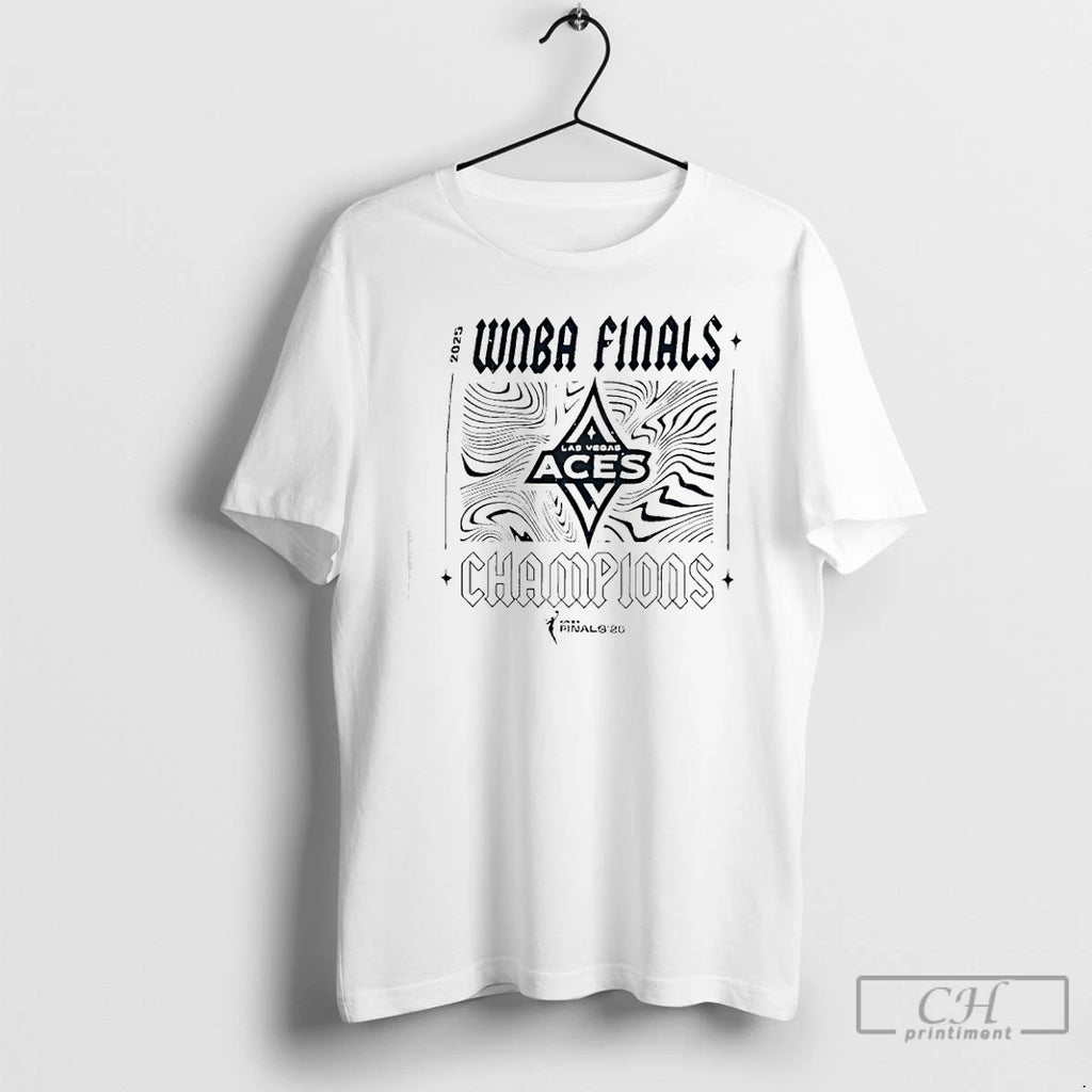 Premium Las Vegas Aces Majestic Threads 2025 Wnba Finals Champions Victorious T Shirts