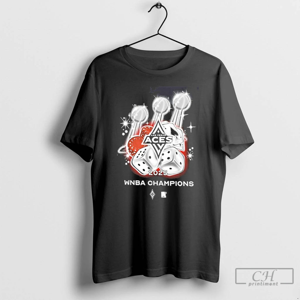 Premium Las Vegas Aces Three Time Wnba Champions Trophy T Shirts