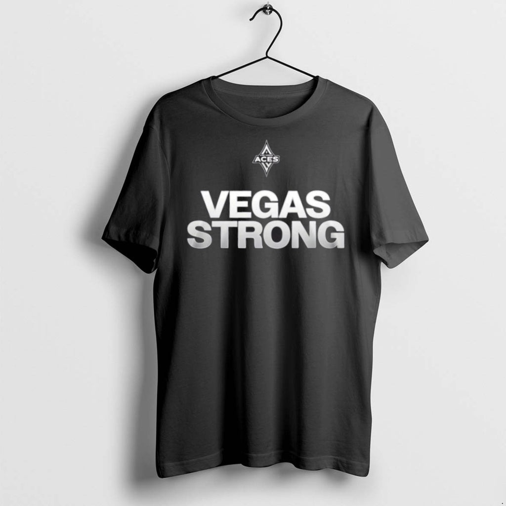 Las Vegas Aces Vegas Strong Wnba Finals 2025 2 Sided T Shirts