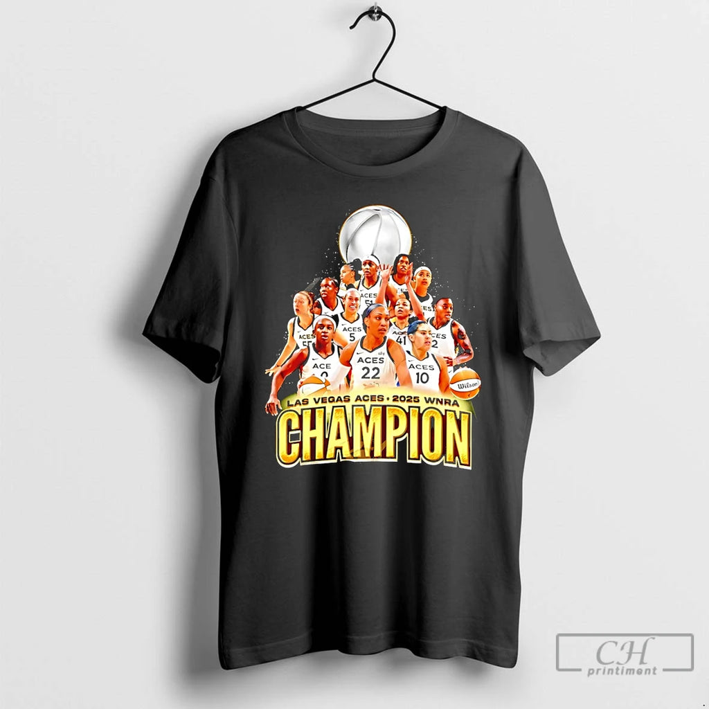 Premium Las Vegas Aces Winner Wnba Champion 2025 Graphic T Shirts