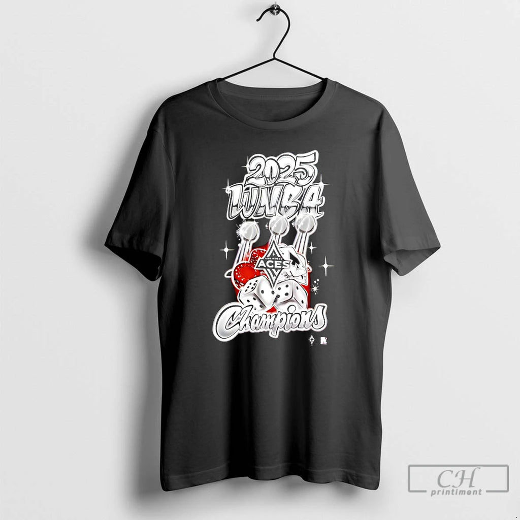 Premium Las Vegas Aces Round21 2025 Wnba Finals Champions Graffiti Art T Shirts