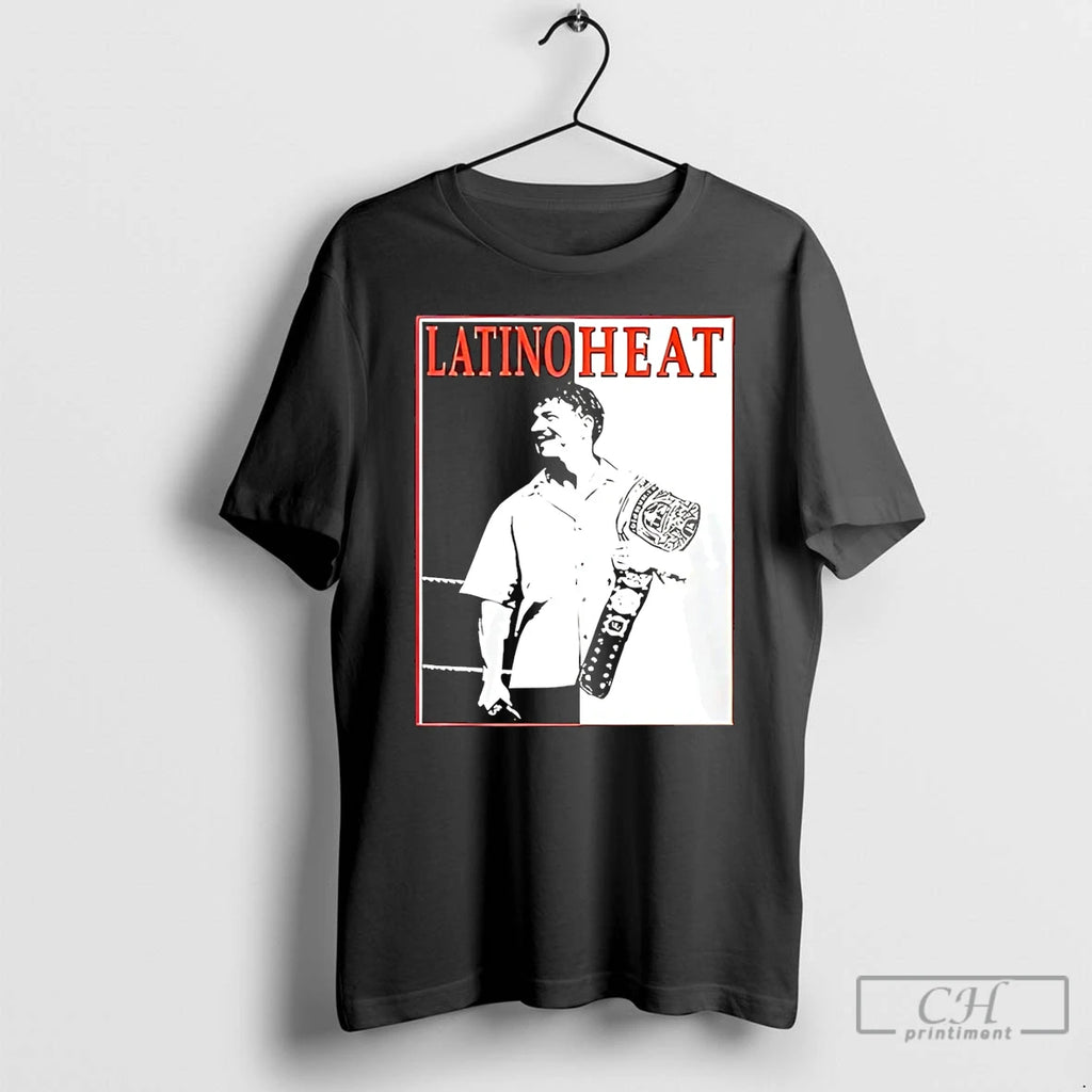Premium Latino Heat Wearing Eddie Guerrero Latino Heat T Shirts