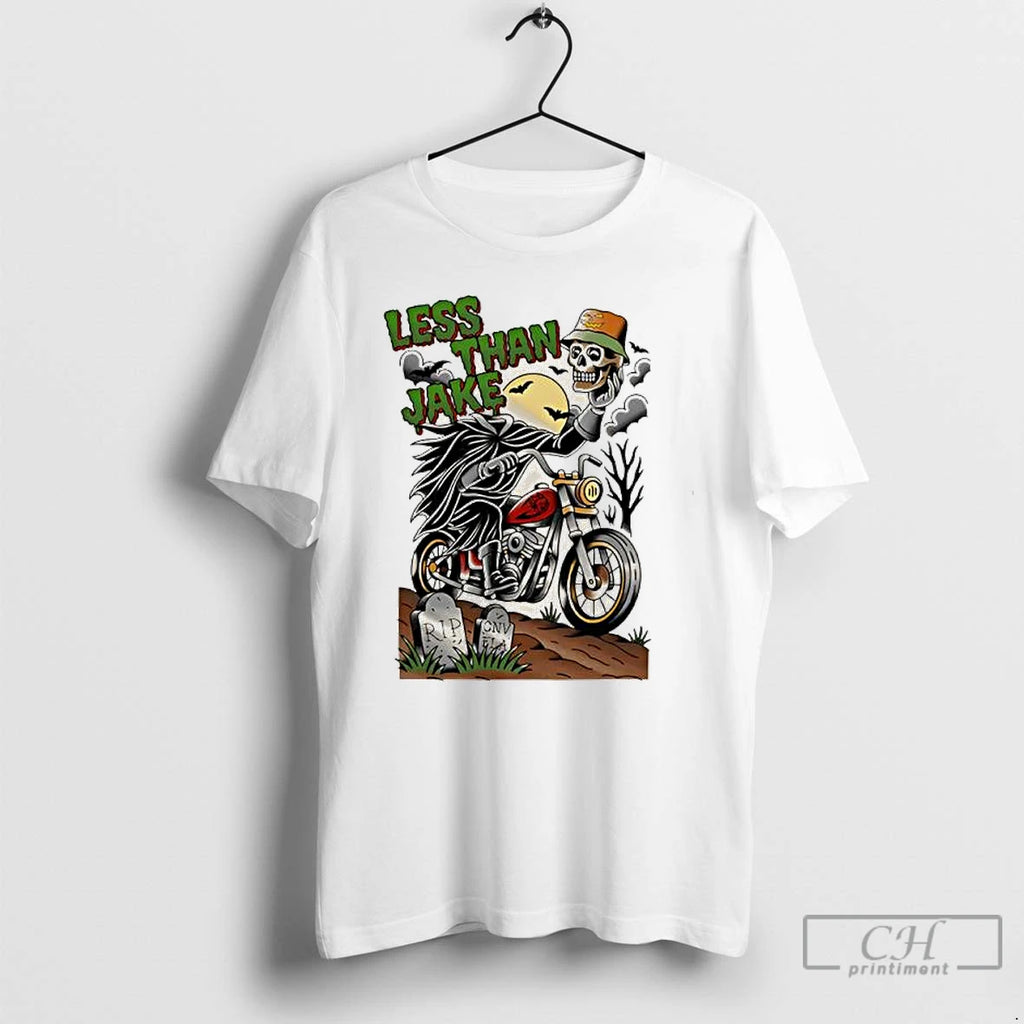 Premium Less Than Jake Skeleton Halloween T Shirts