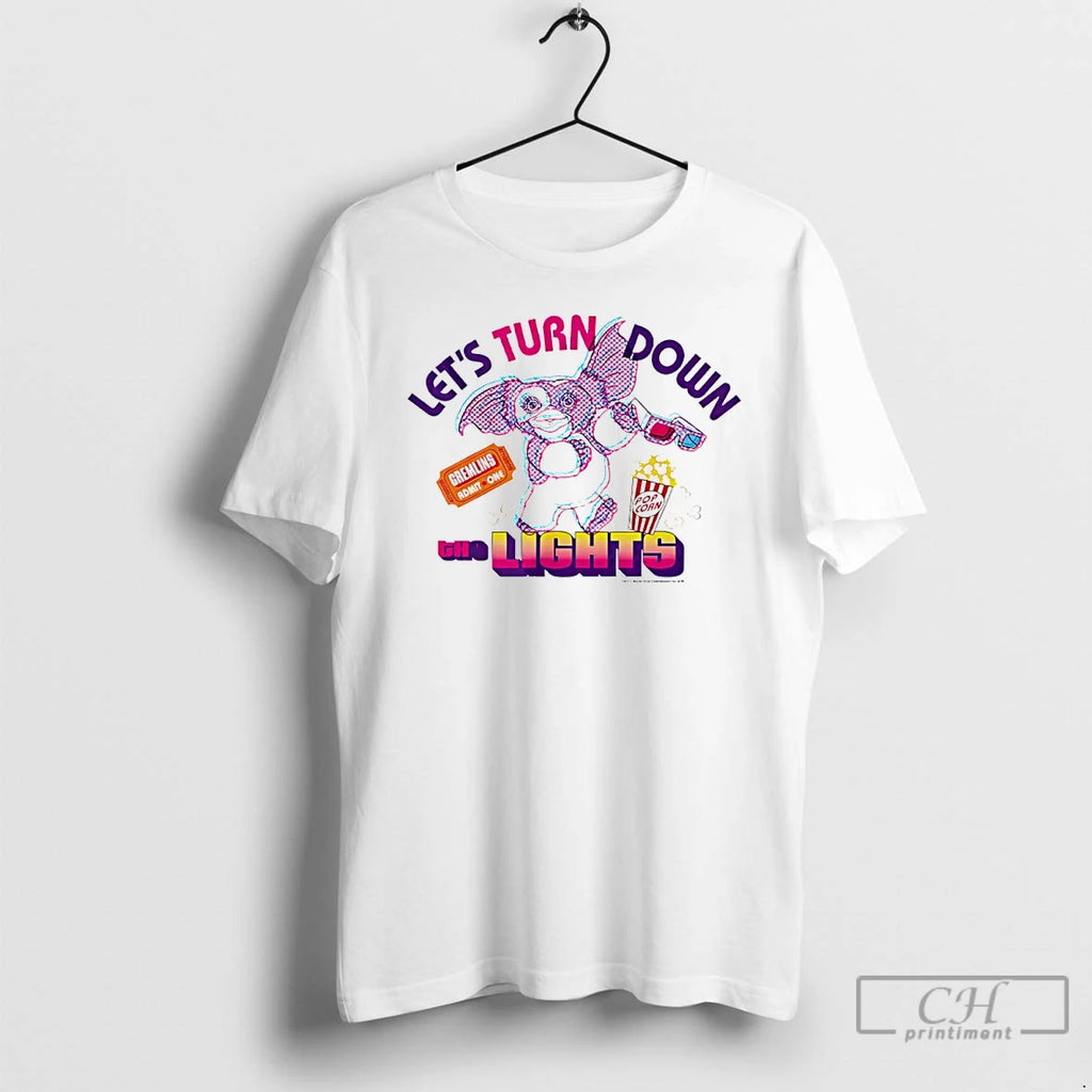 Premium Lets Turn Down The Lights Gremlins T Shirts