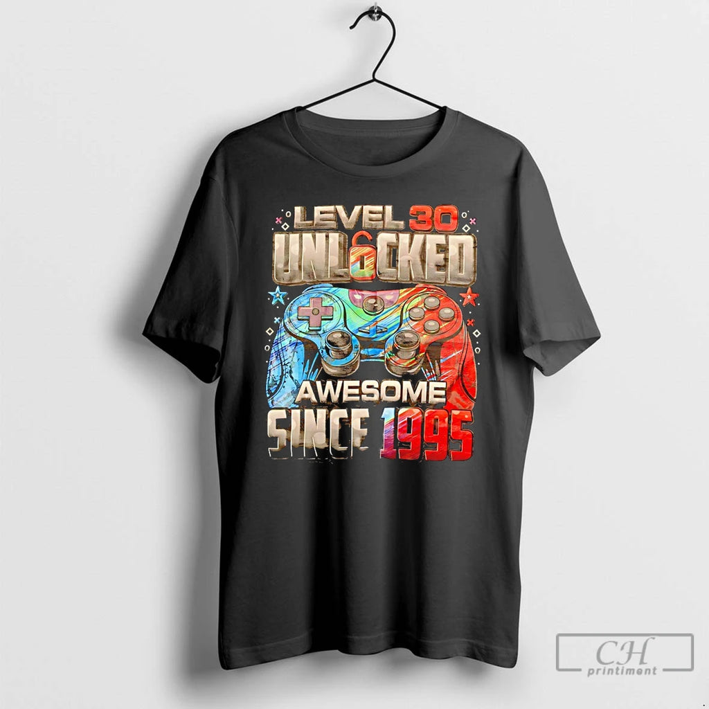 Premium Level 30 Percent Unlocked Awesome Since 1995 T Shirts
