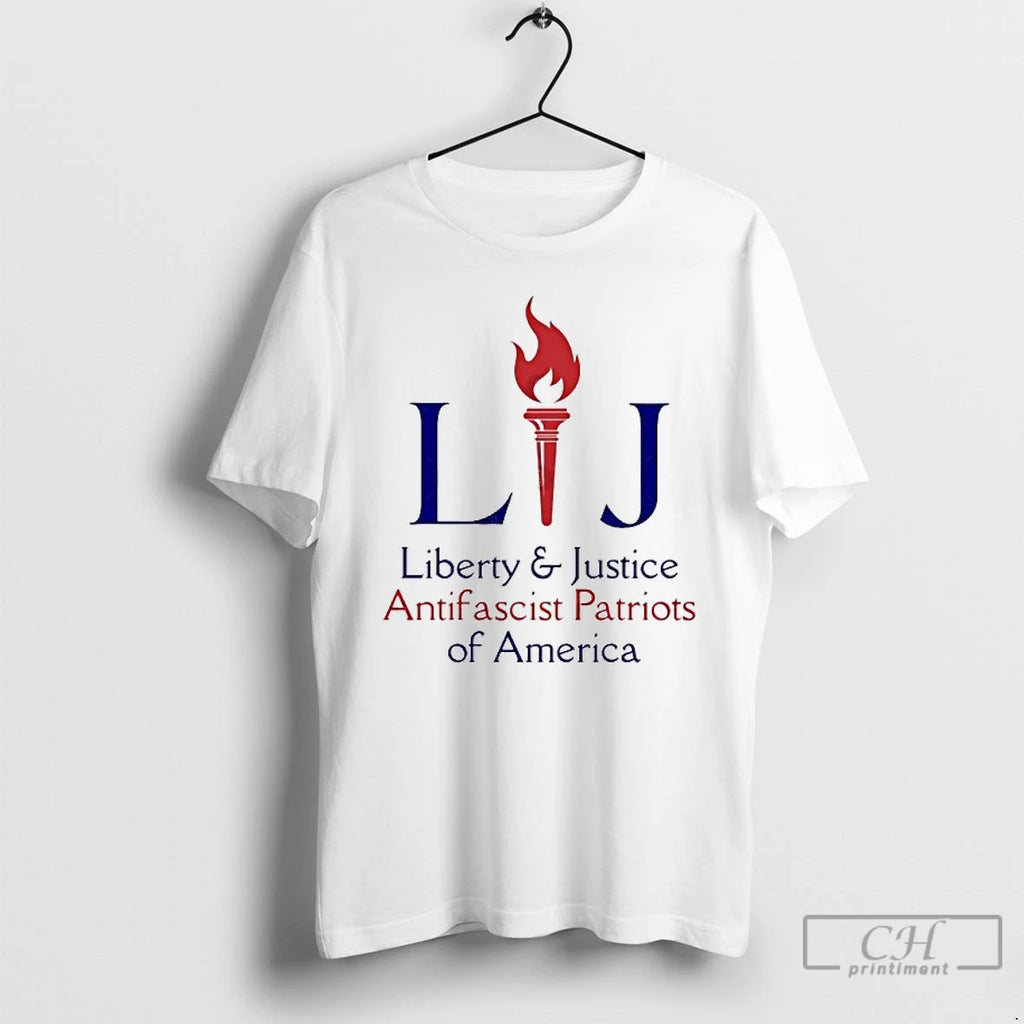 Premium Liberty Justice Antifascist Patriots Of America T Shirts