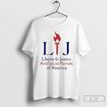 Premium Liberty Justice Antifascist Patriots Of America T Shirts