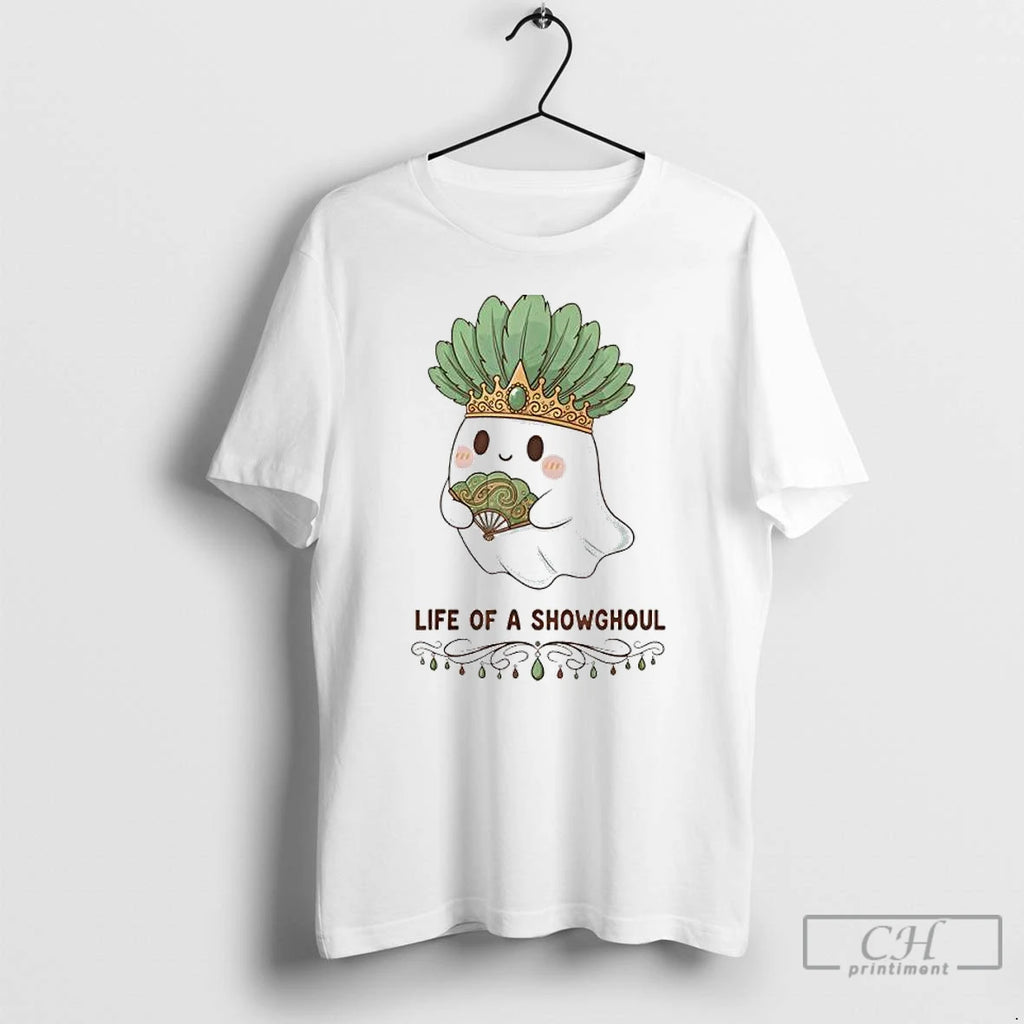 Premium Life Of A Showghoul Cute Kawaii Ghost Showgirl T Shirts