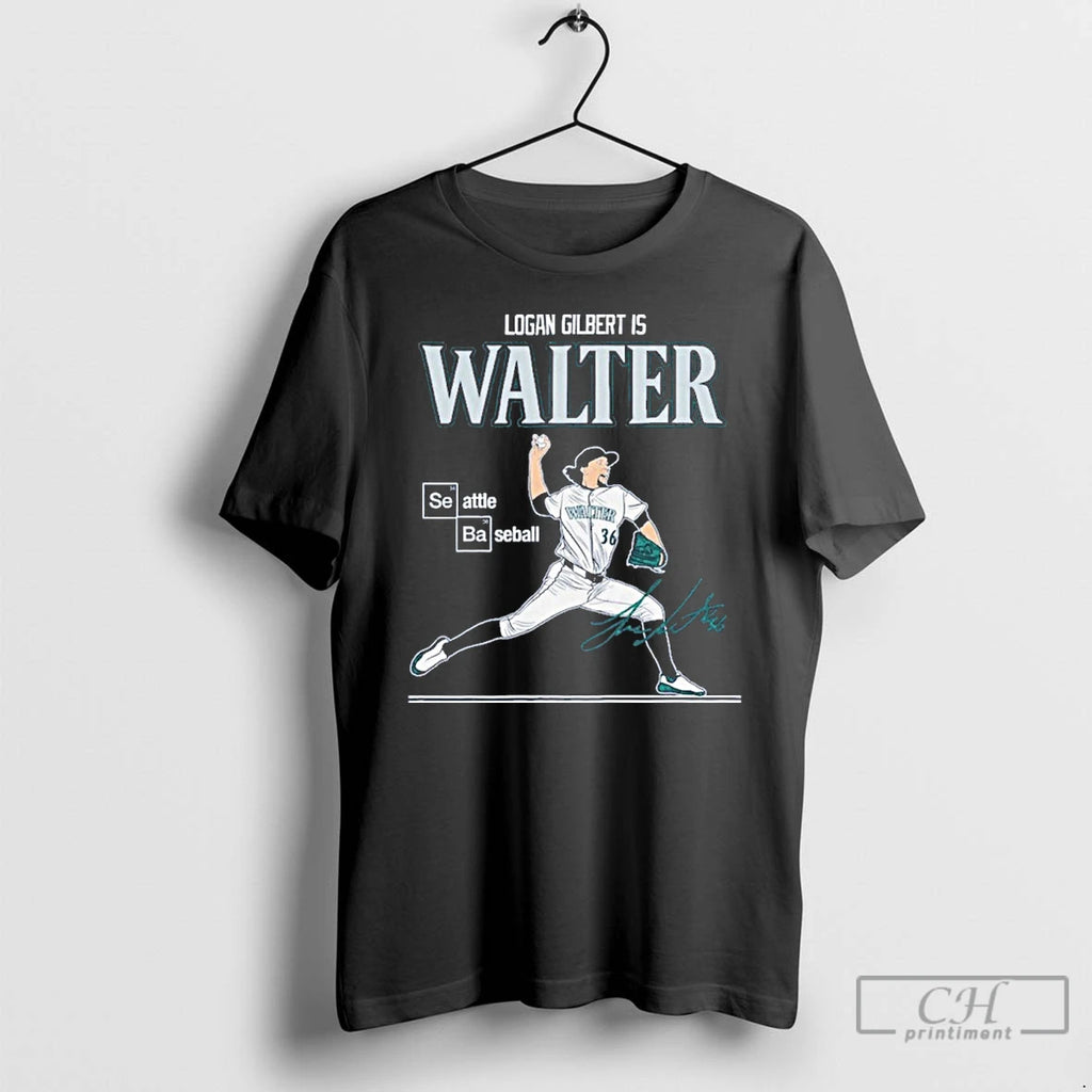 Premium Logan Gilbert Is Walter Seattle Baseball T Shirts