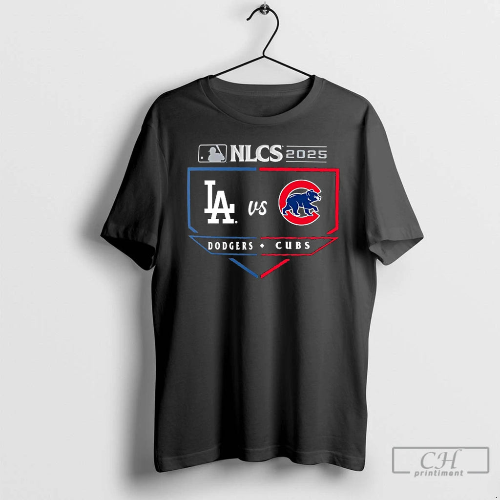 Premium Los Angeles Dodgers Vs Chicago Cubs Nlcs Batters Box Matchup T Shirts