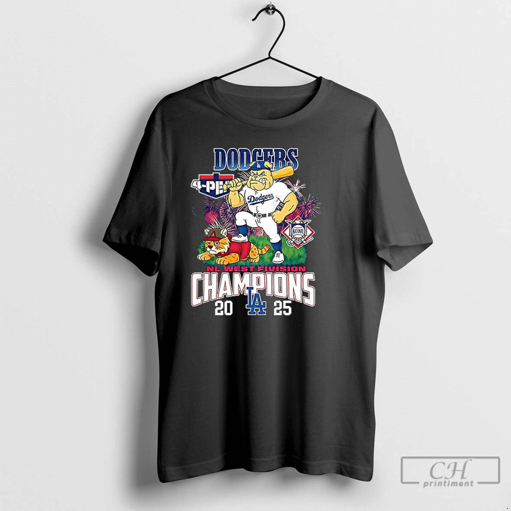 Premium Los Angeles Dodgers Vs Arizona Diamondbacks Mascots Rivalry 2025 Nl West Division Champions Mascot