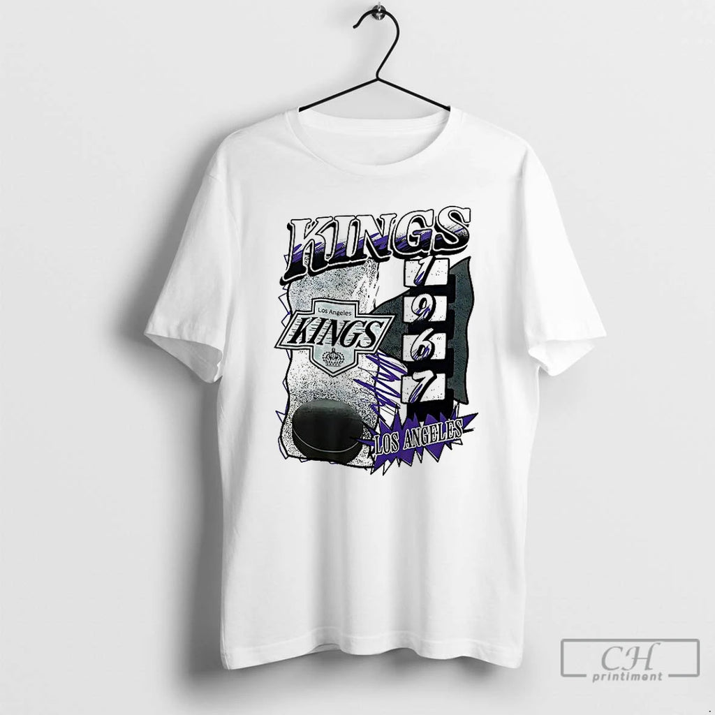 Premium Los Angeles Kings Hockey 1976 Natural Vintage T Shirts