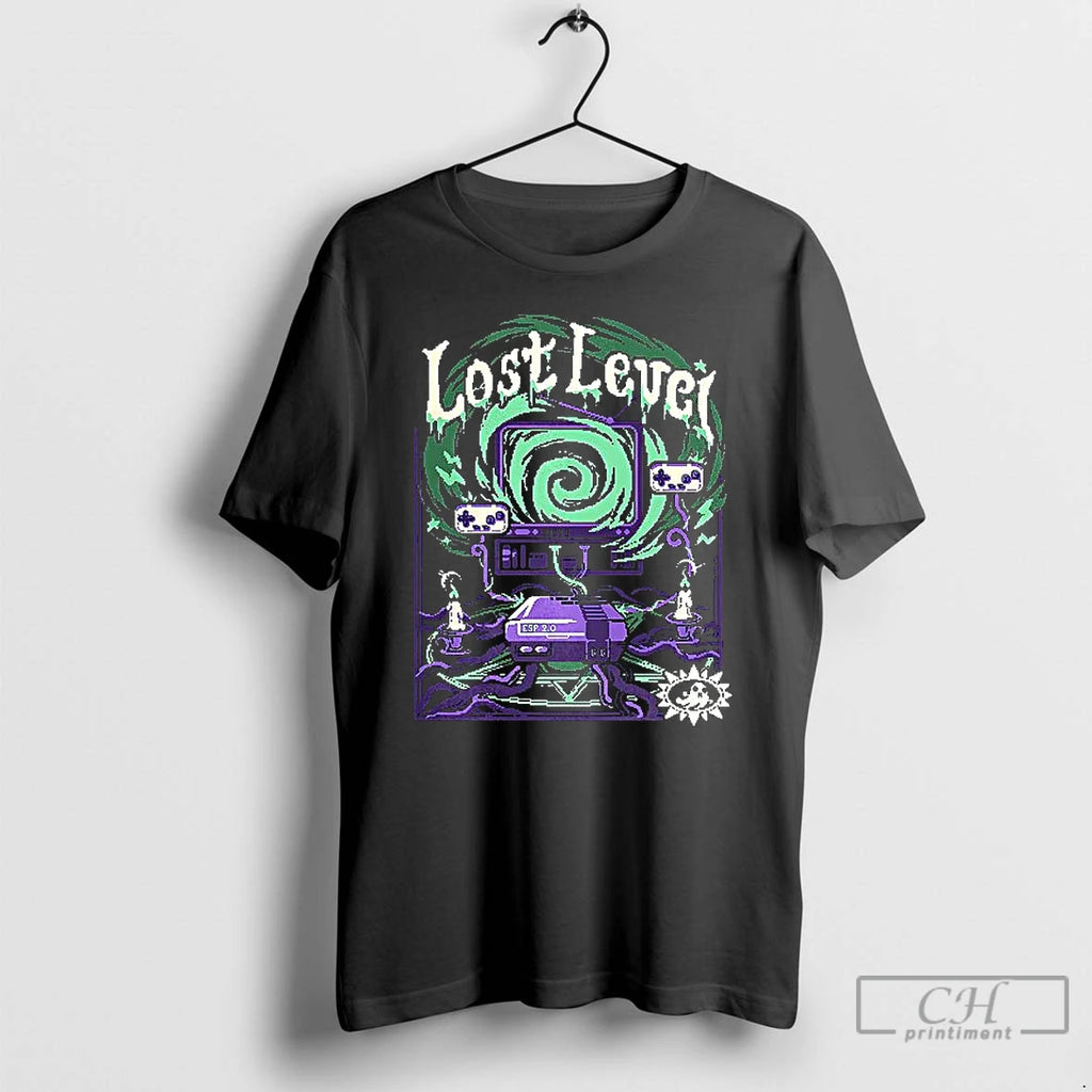 Premium Lost Level Caught Up In The Spooky Game Halloween T Shirts