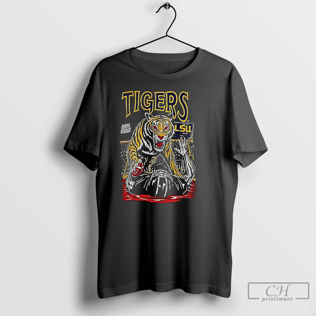 Premium Louisiana State University Tigers Football Predator Mascot T Shirts