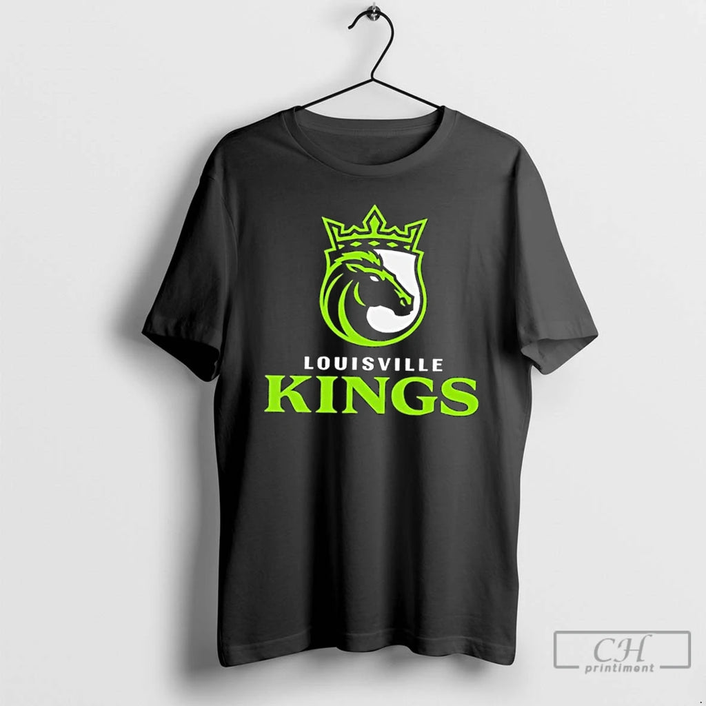 Premium Louisville Kings Lockup Logo T Shirts