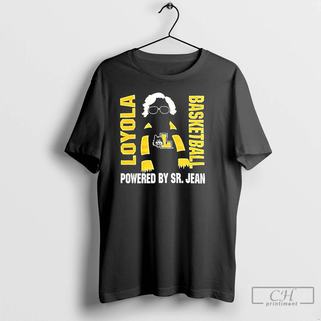 Premium Loyola Chicago Ramblers Powered By Sr Jean T Shirts