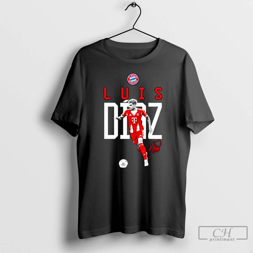 Premium Luis Diaz Bayern Munchen Fc Signature Ornaments T Shirts