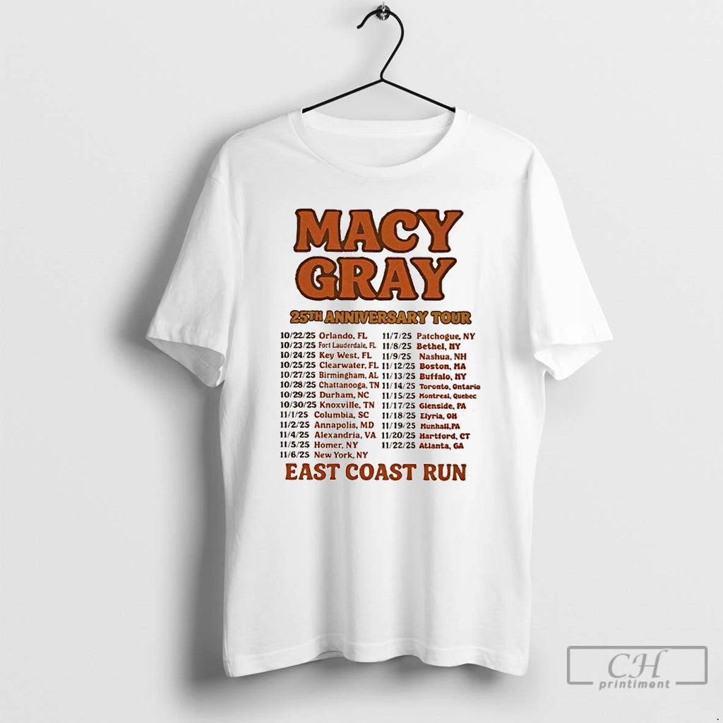 Premium Macy Gray East Coast Run 25th Anniversary Tour 2025 Dates List For October And