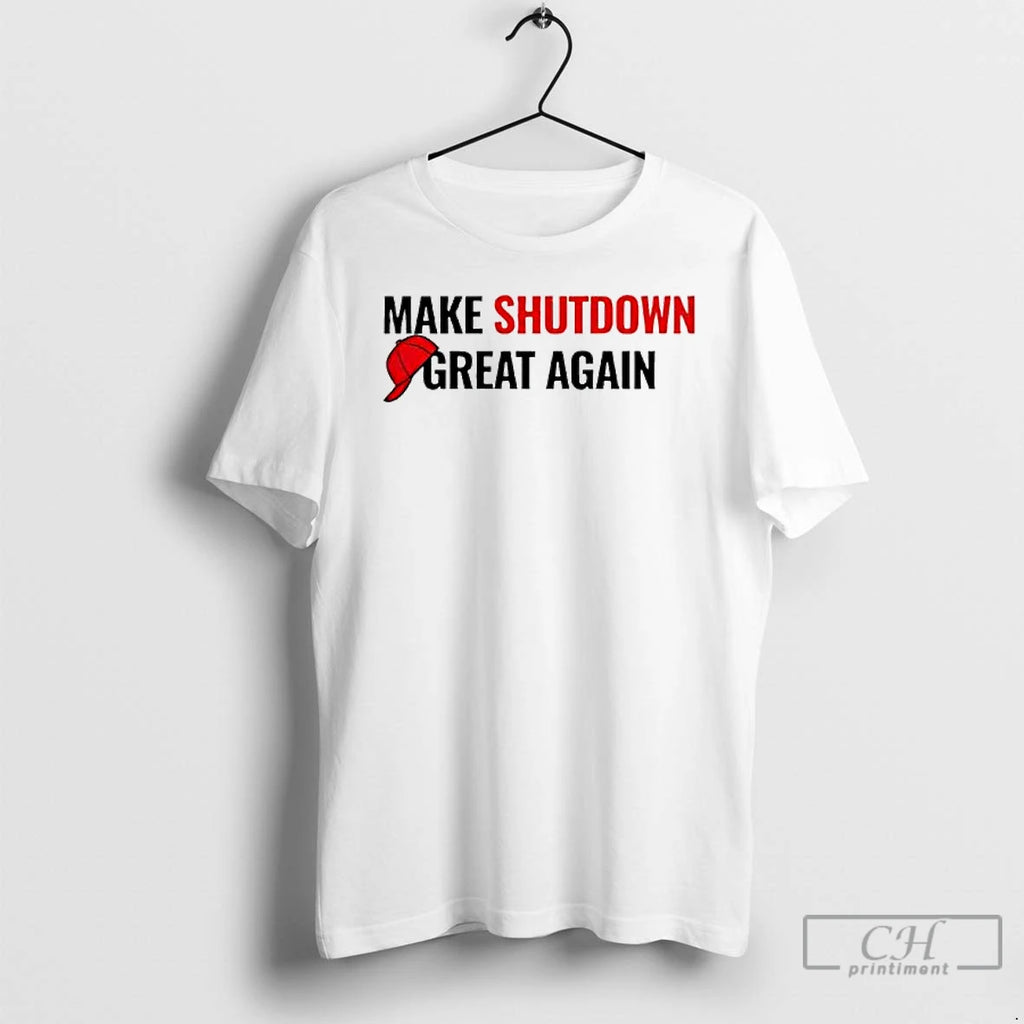 Premium Make Shutdown Great Again Government Shutdown T Shirts