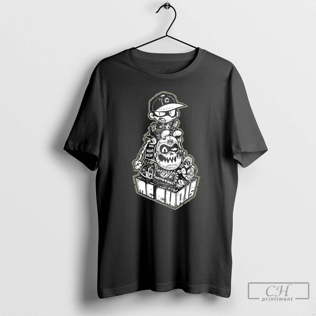 Premium Mc Chris Robot Dog Long Sleve T Shirts