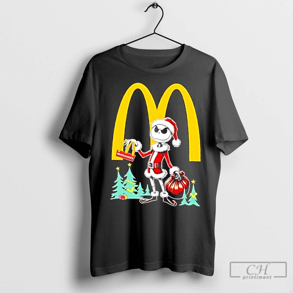 Premium Mcdonalds X Jack Skellington Santa Isnt Real Christmas
