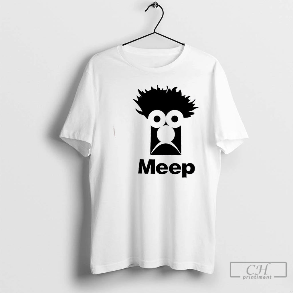 Premium Meep Minimalist Cartoon Face T Shirts